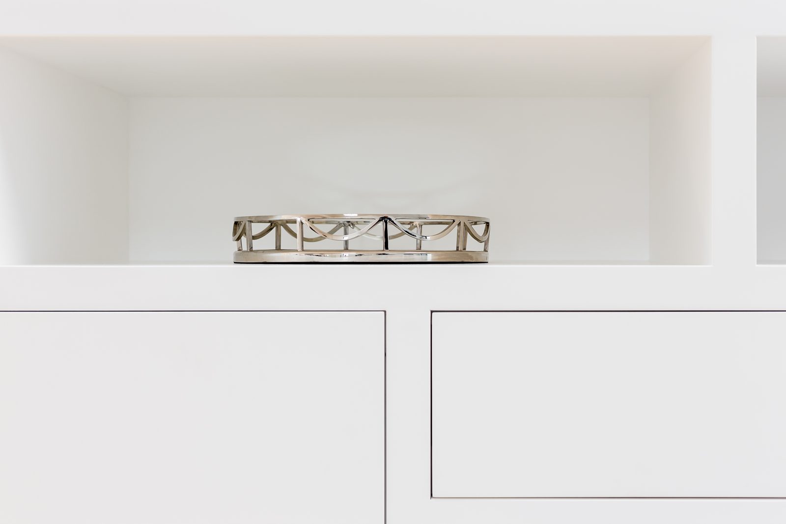 Bespoke fitted alcove joinery, Dorset